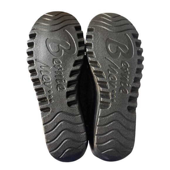 Bernie Mev Womens 7  Black Woven Elastic Peep Toe Platform Shoes - Picture 6 of 7